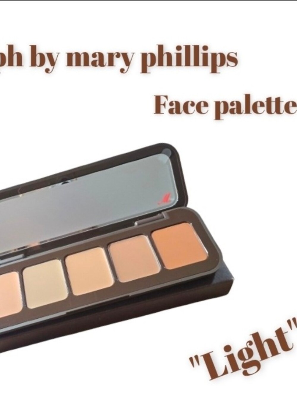 m.ph by Mary Phillips Underpainting Face Highlight & Contour Palette Light NEW